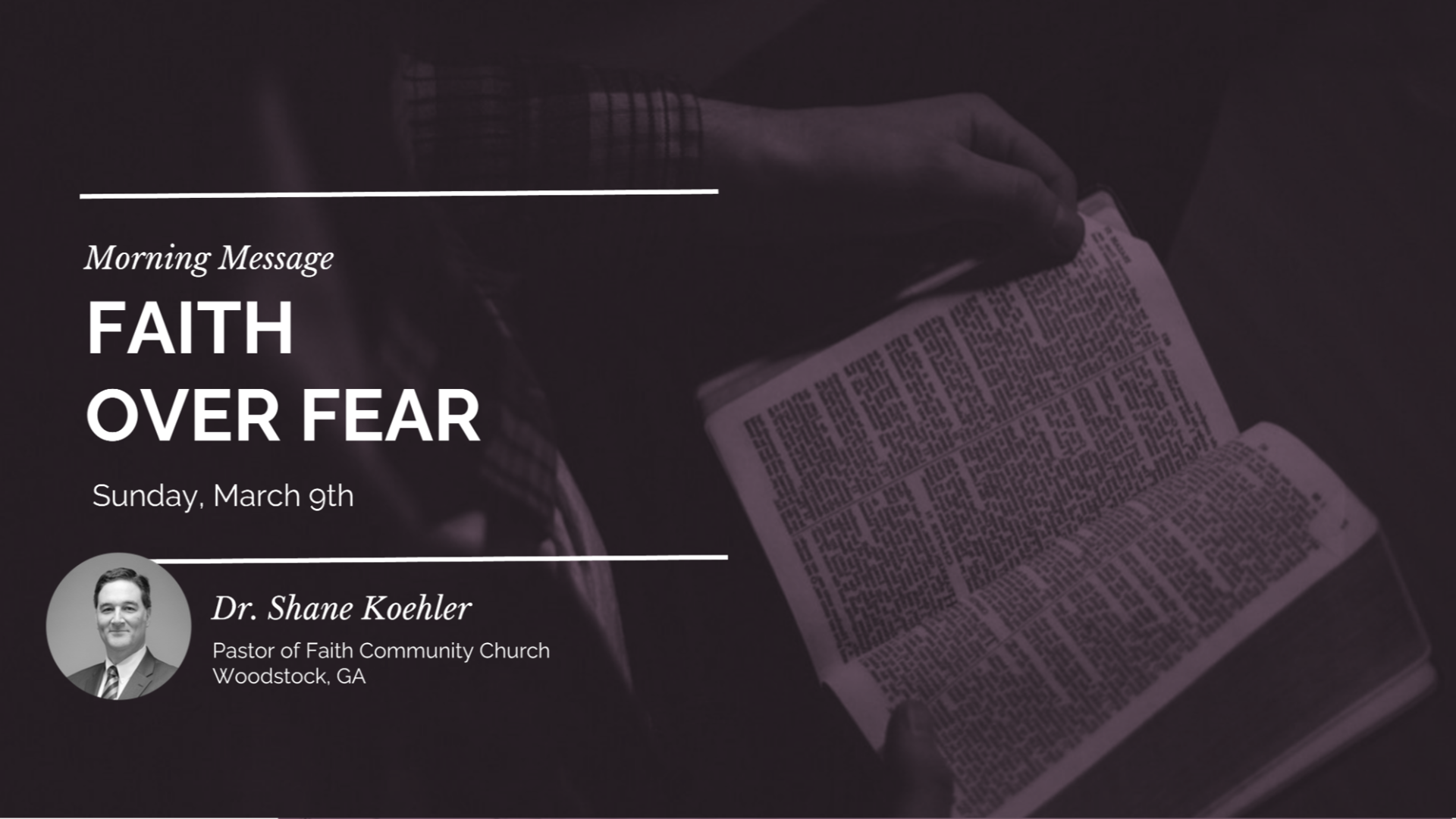 Faith Over Fear