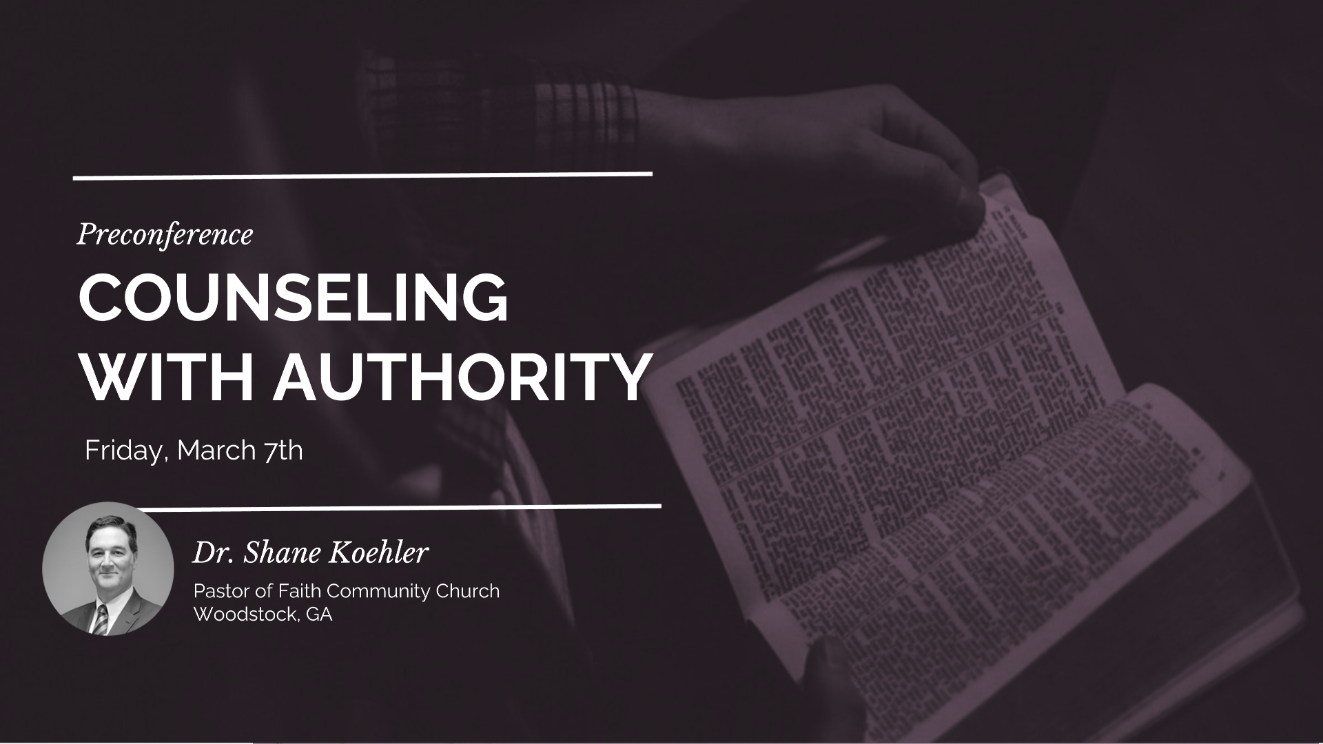 Counseling with Authority