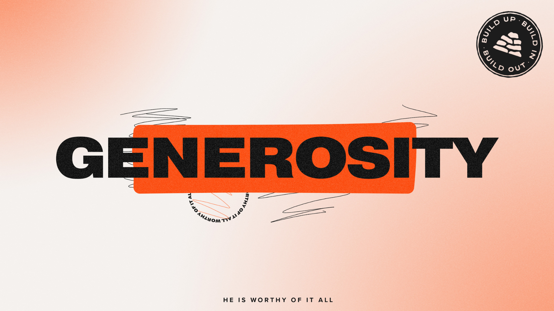 Generosity: God is Generous