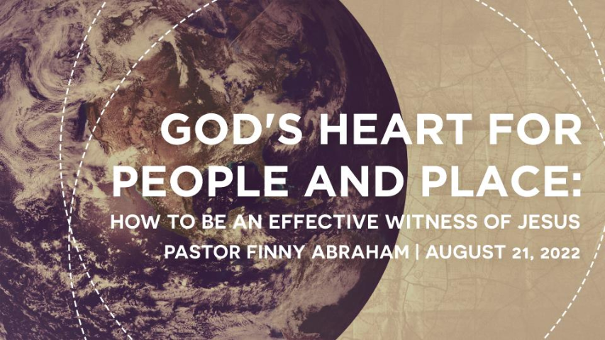 God's Heart for People and Places: How to be an Effective Witness of Jesus - Audio episode artwork