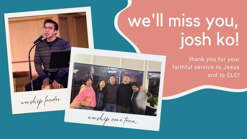 We Are CLC -- Saying Goodbye to Josh - Audio episode artwork