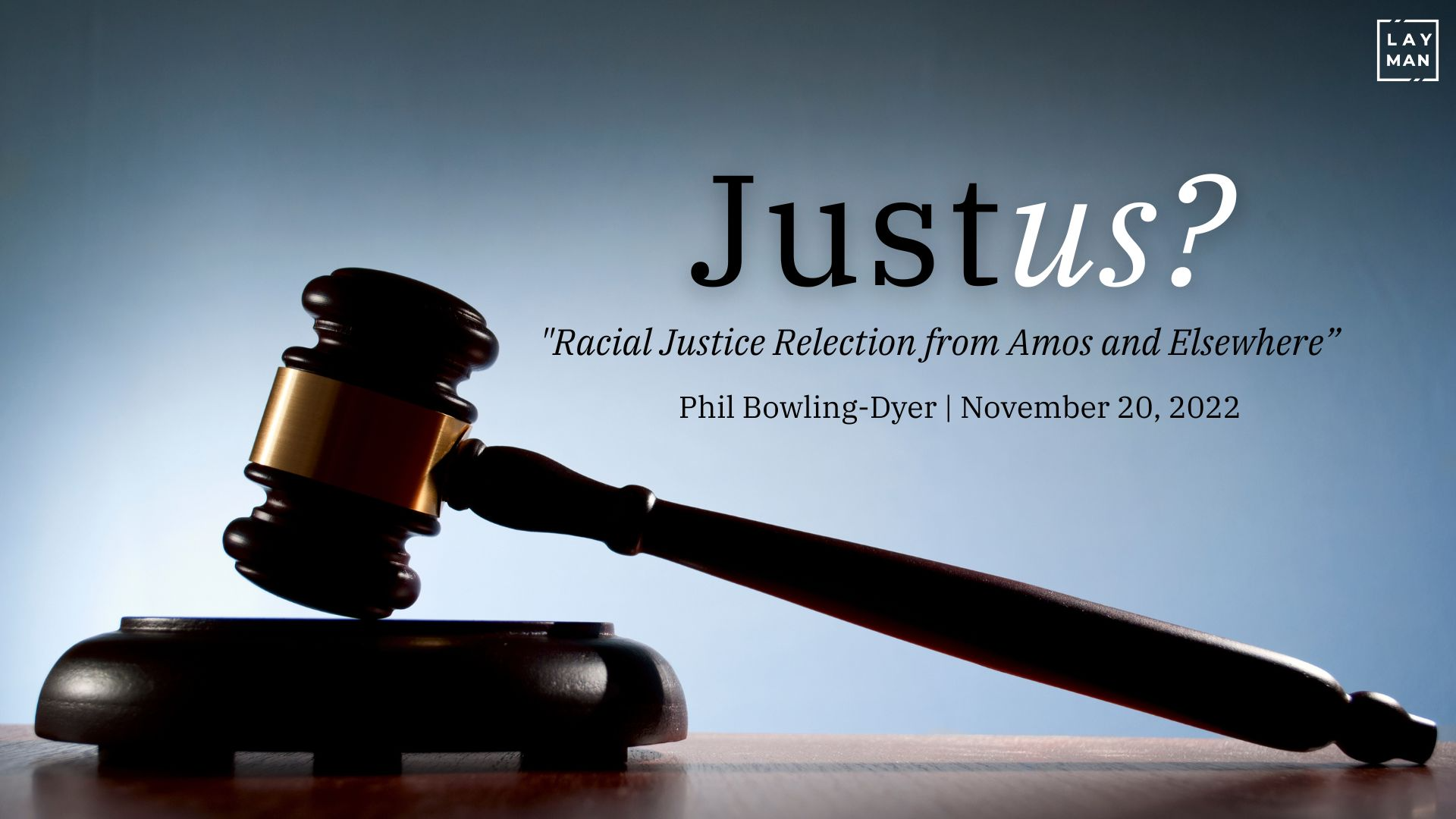 Just Us? Racial Justice Relection from Amos and Elsewhere - Audio episode artwork