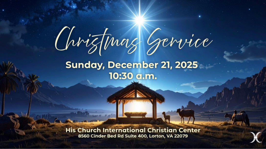 His Church Sunday Service Live 10:30AM EST