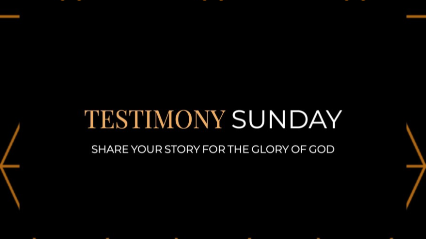 Testimony Sunday 2019 - Audio episode artwork