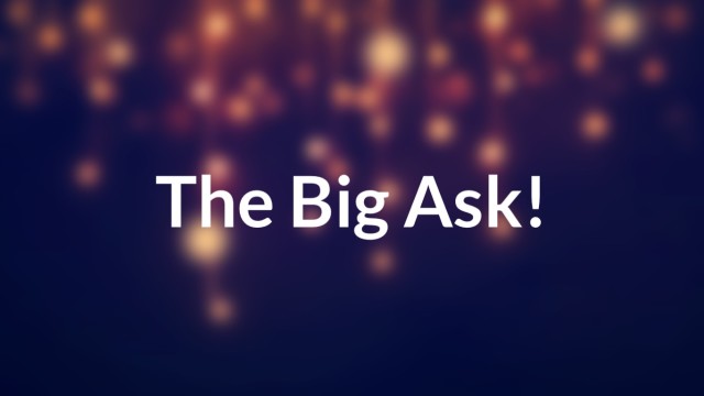 The Big Ask! Part 1 - Audio episode artwork