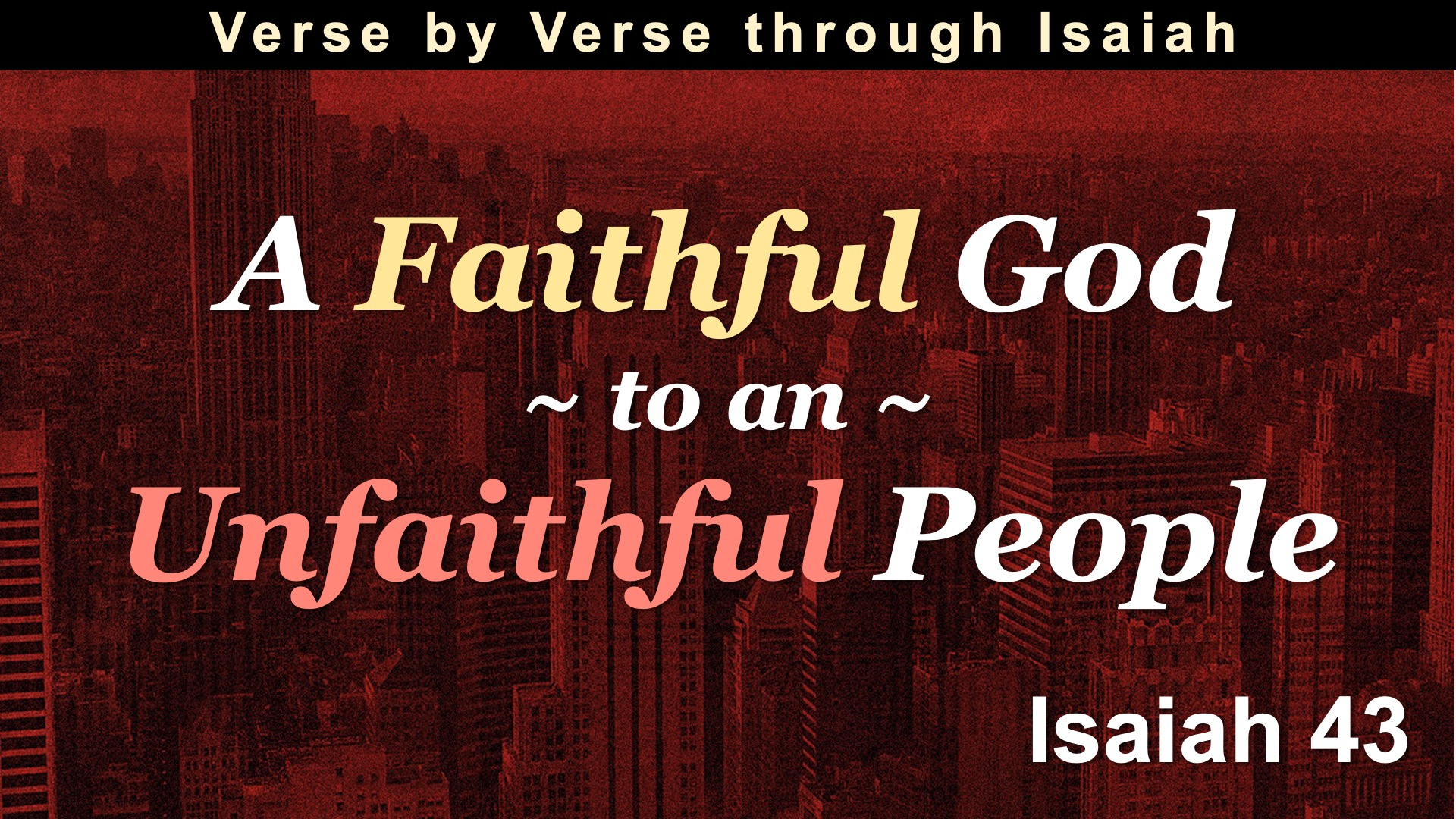 A Faithful God to an Unfaithful People (part 2) episode artwork