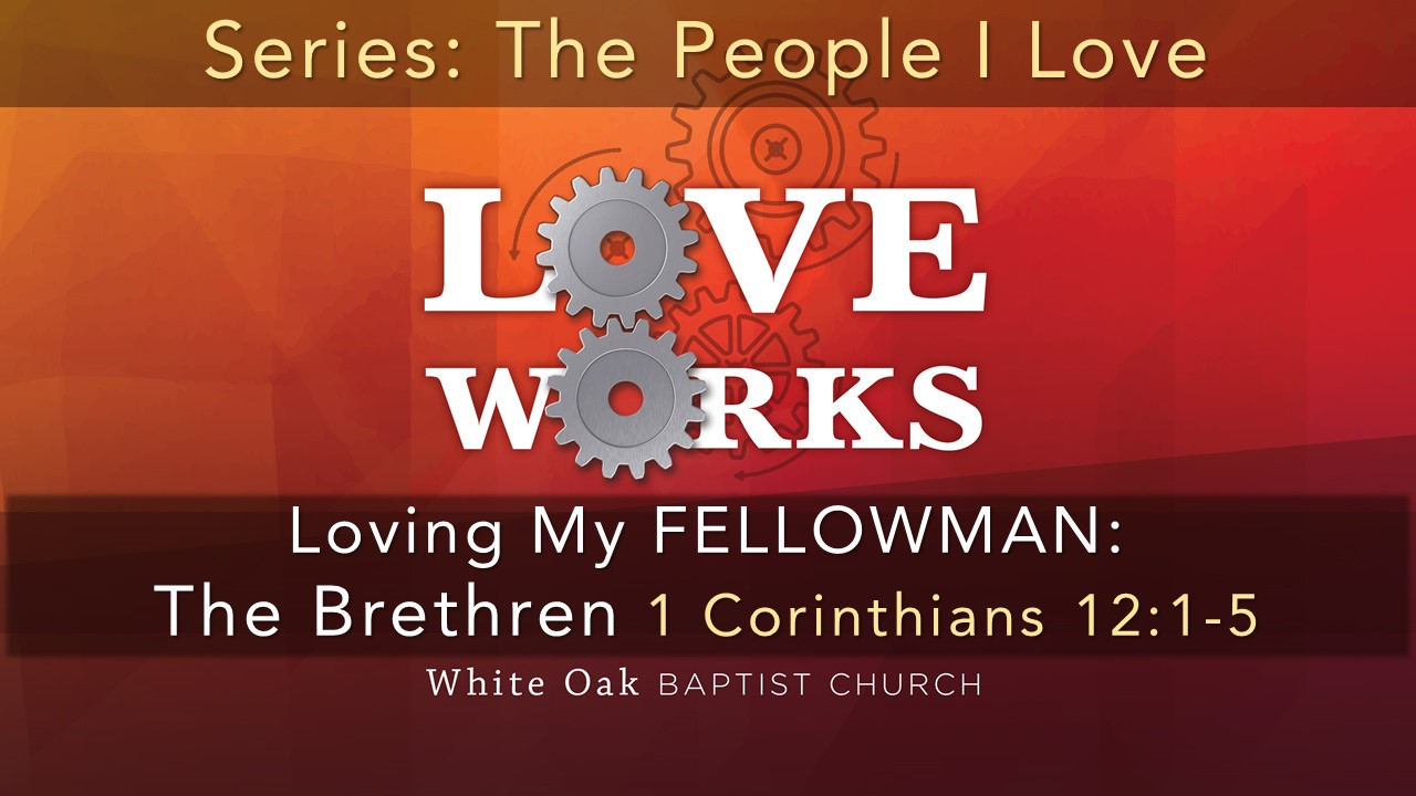 Loving my FELLOWMAN: The Brethren