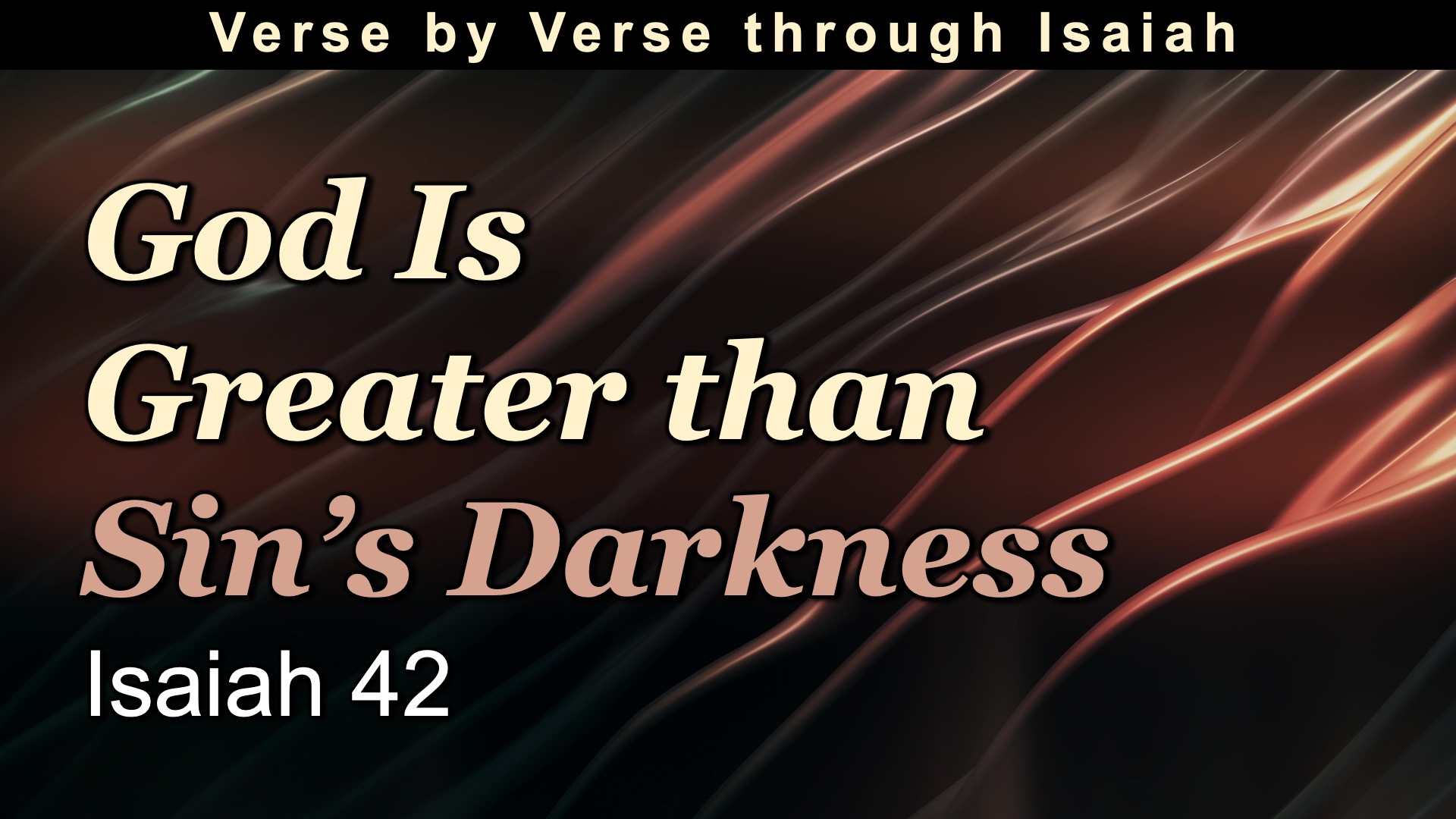 God is Greater Than Sin's Darkness - Audio episode artwork