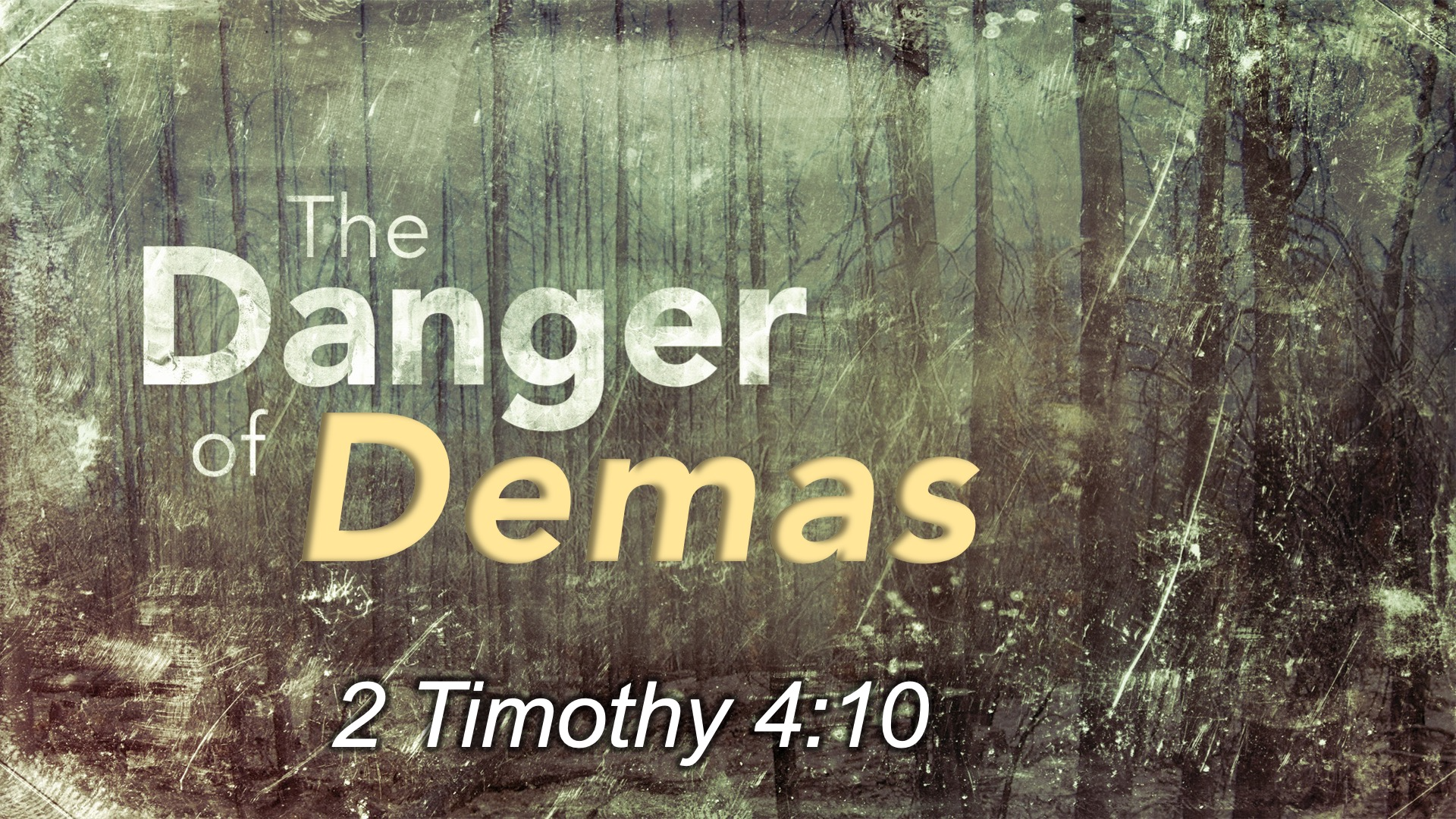 The Danger of Demas - Bro. Carson Vara episode artwork