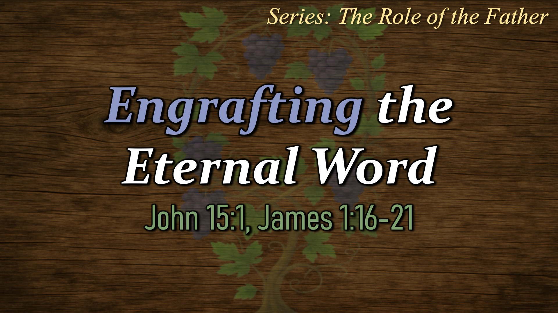 Engrafting the Eternal Word - Audio episode artwork