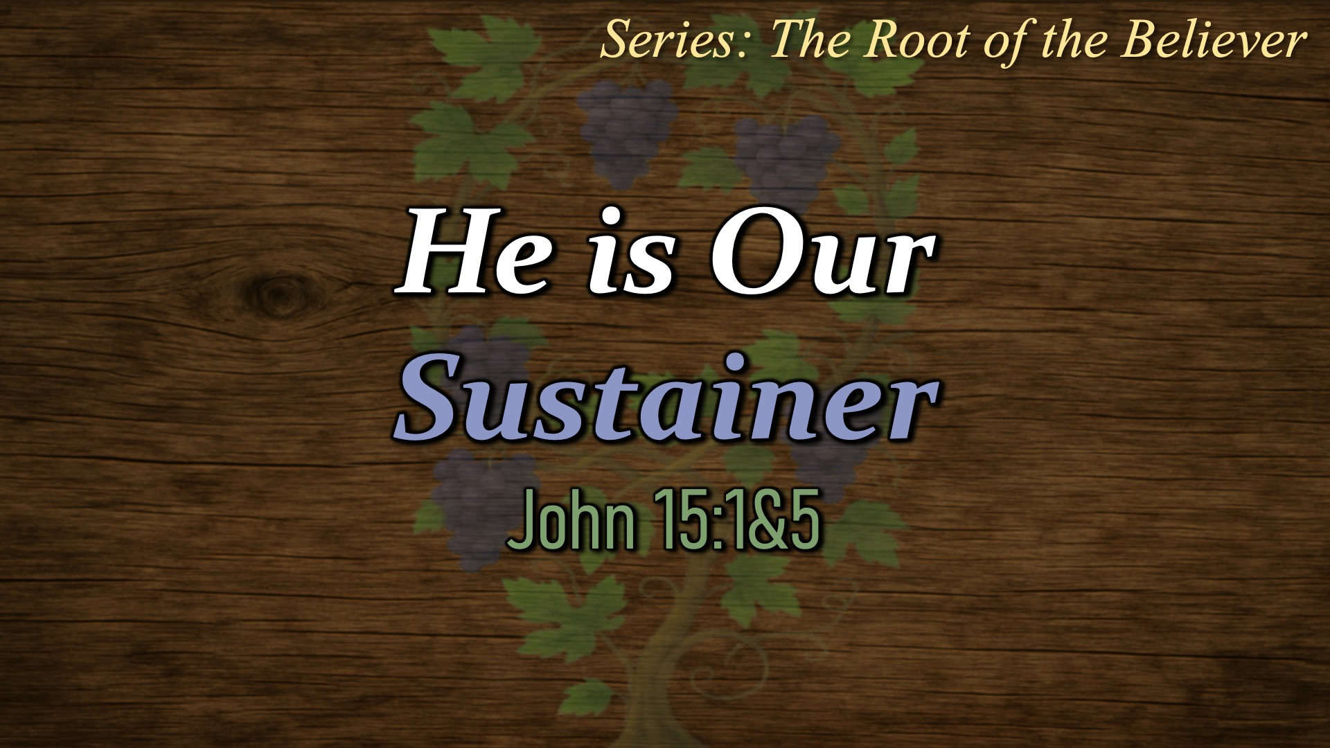 The root of the believer-He is our Sustainer. episode artwork