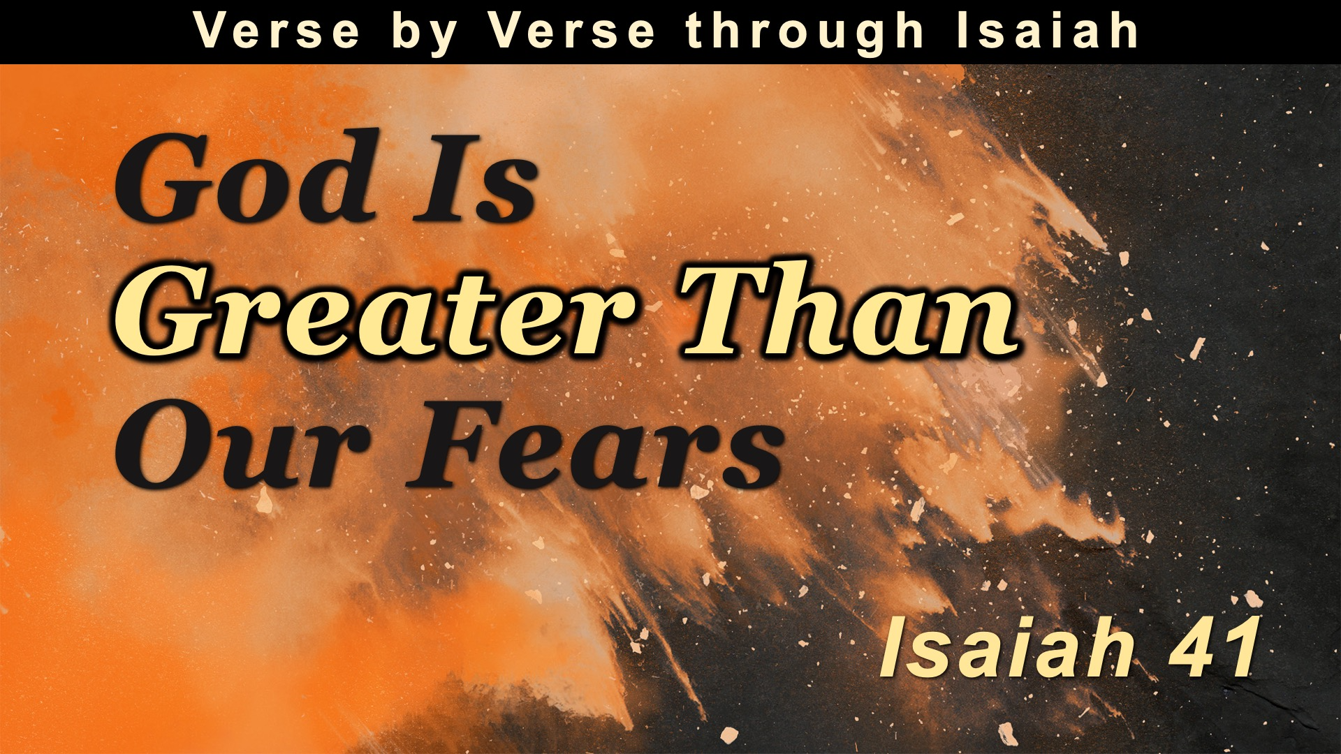 God is Greater Than Our Fears episode artwork