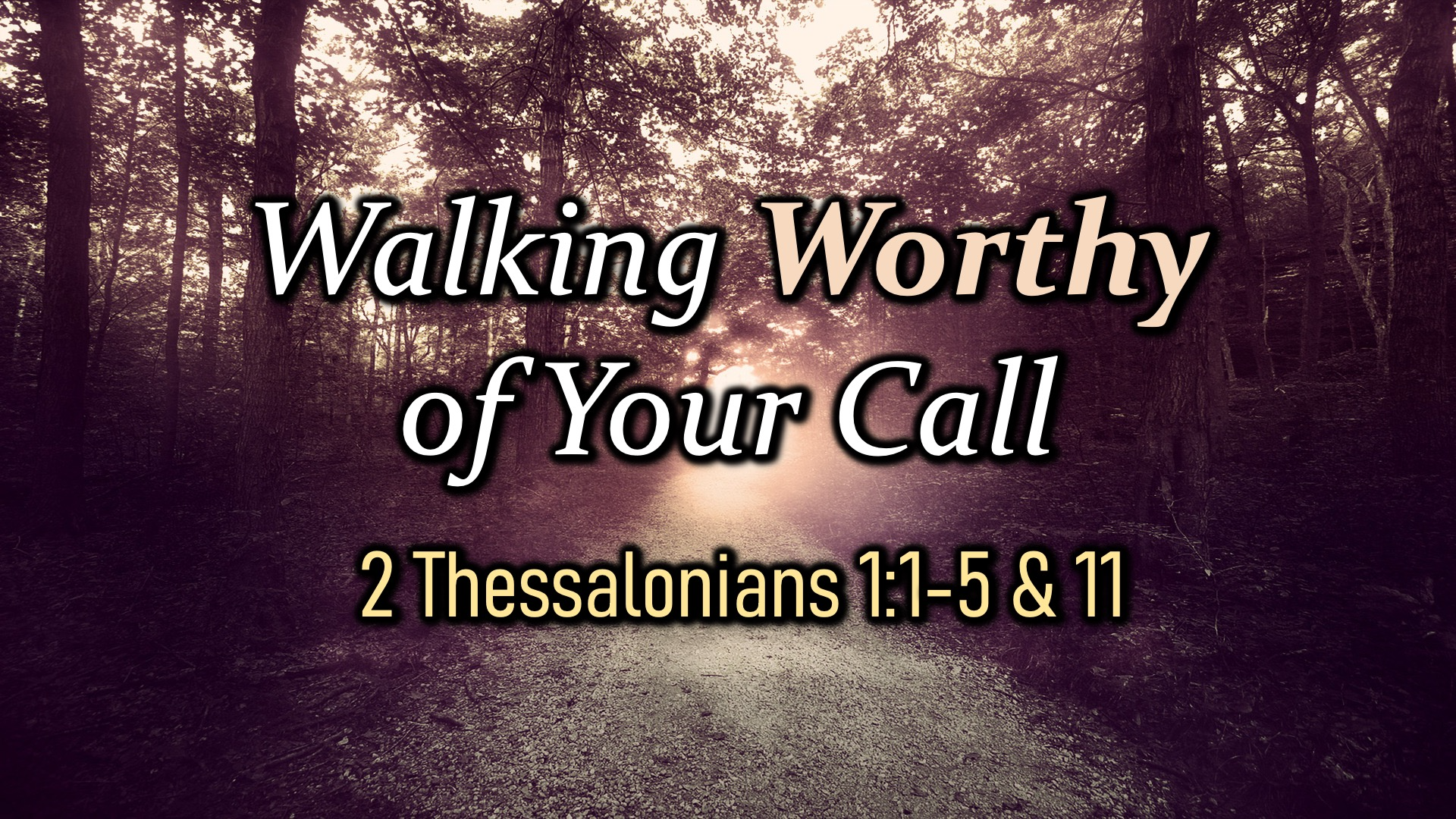 Walking worthy of your call episode artwork