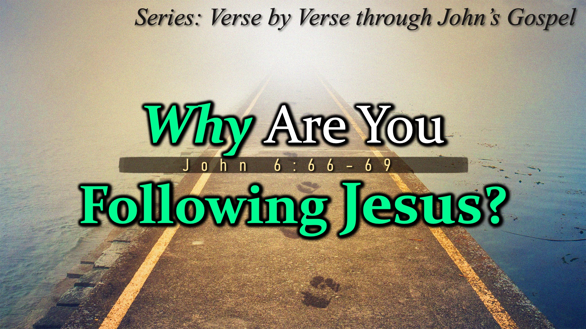 Why Are You Following Jesus? episode artwork