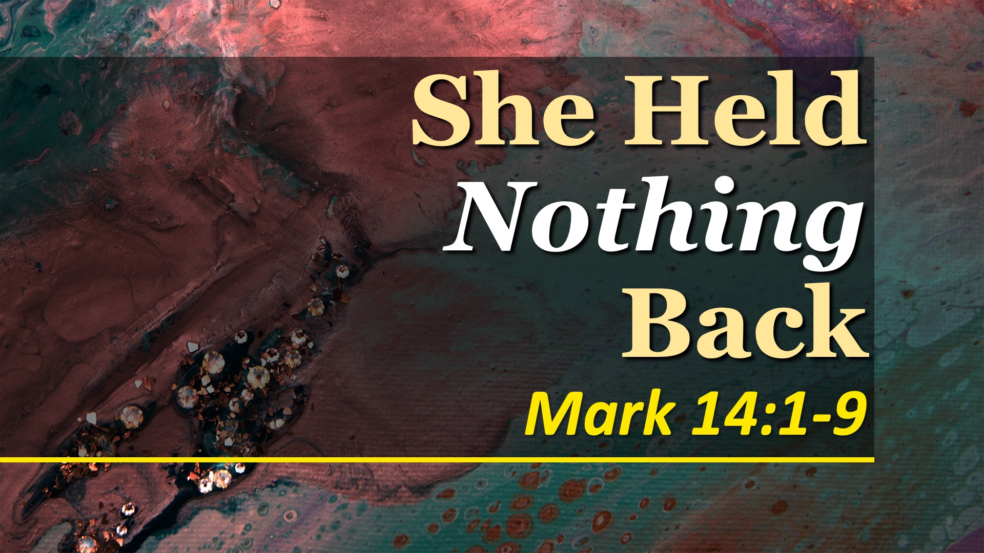 She Held Nothing Back - Missionary Brendan Morgan