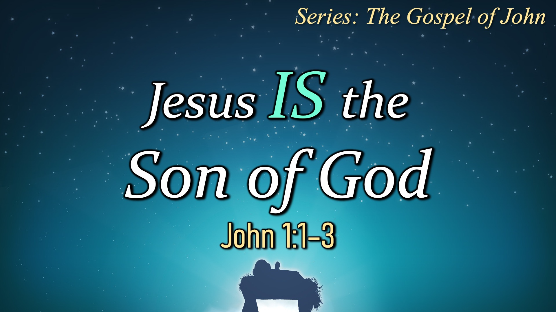 Jesus IS the Son of God episode artwork