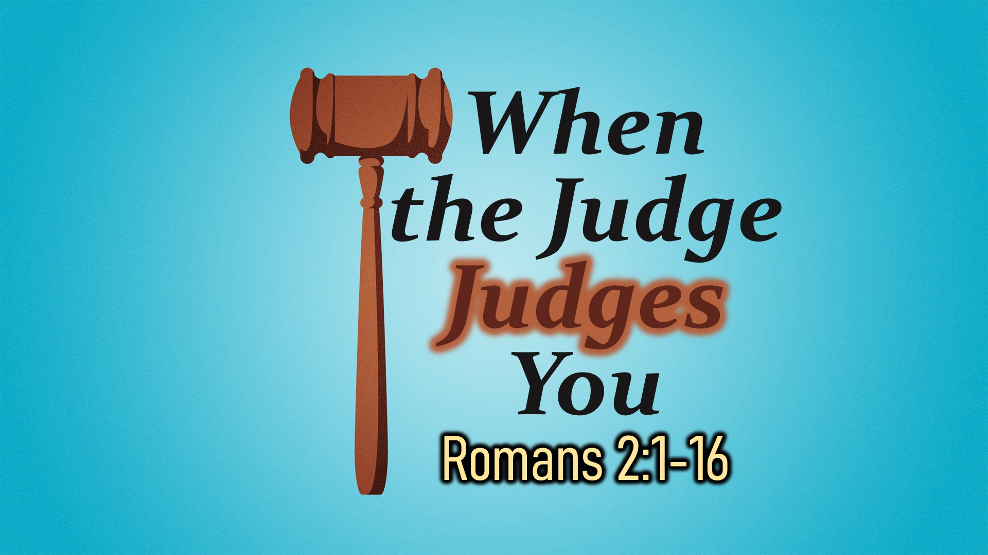 When the judge Judges You - Audio episode artwork