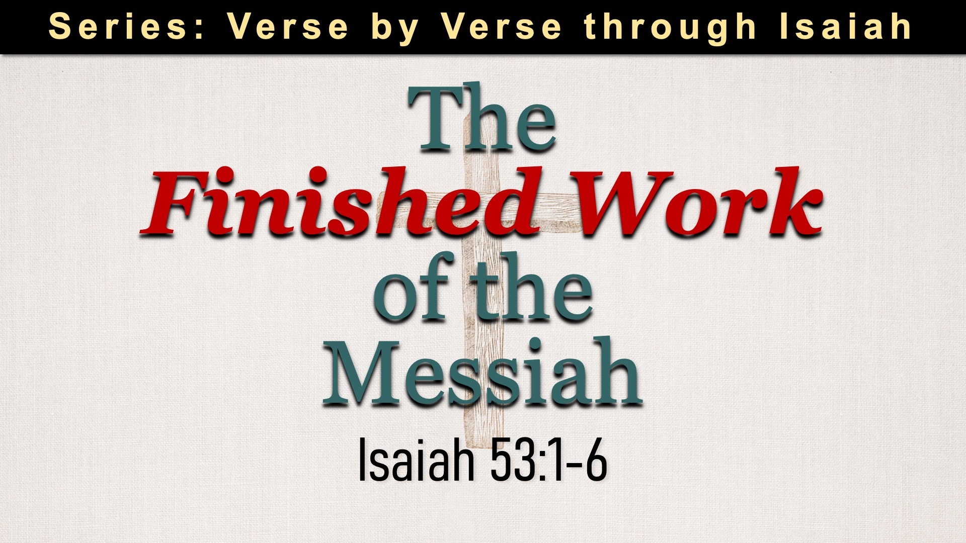 The Finished Work of the Messiah (part 2) episode artwork