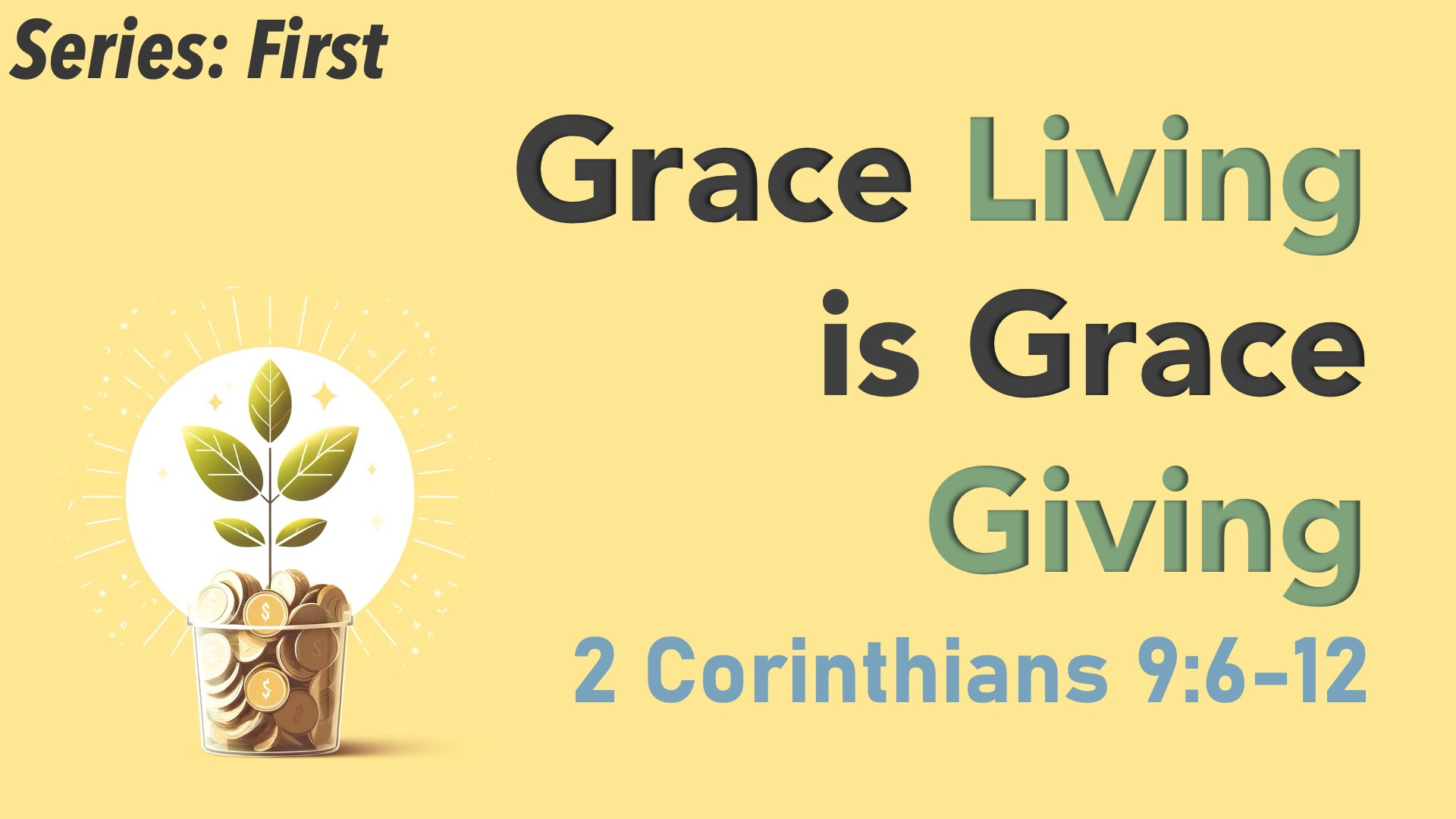 Grace Living is Grace Giving - Audio episode artwork
