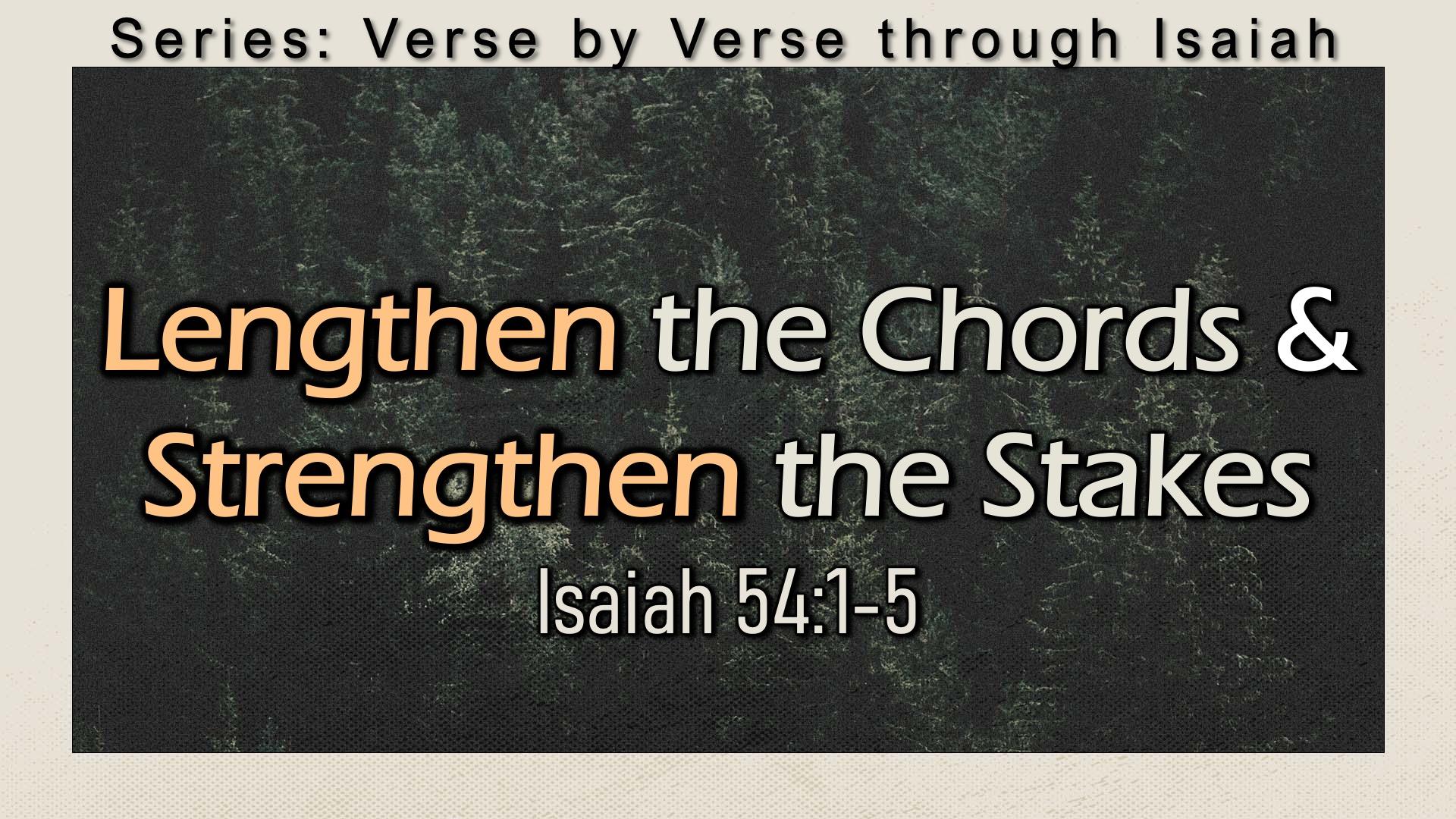 Lengthen the Chords and Strengthen the Stakes episode artwork
