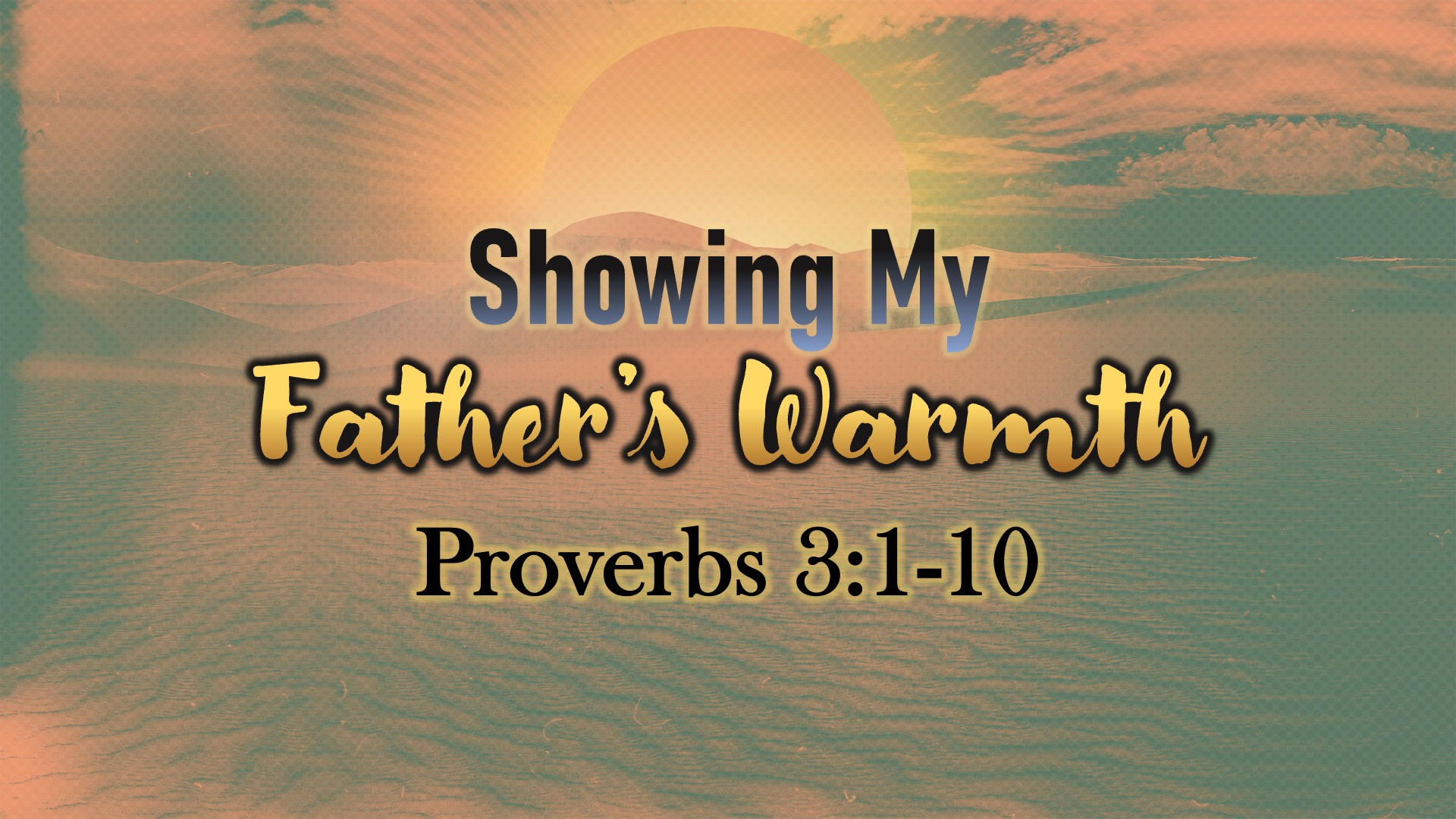 Showing My Father's Warmth - Audio episode artwork