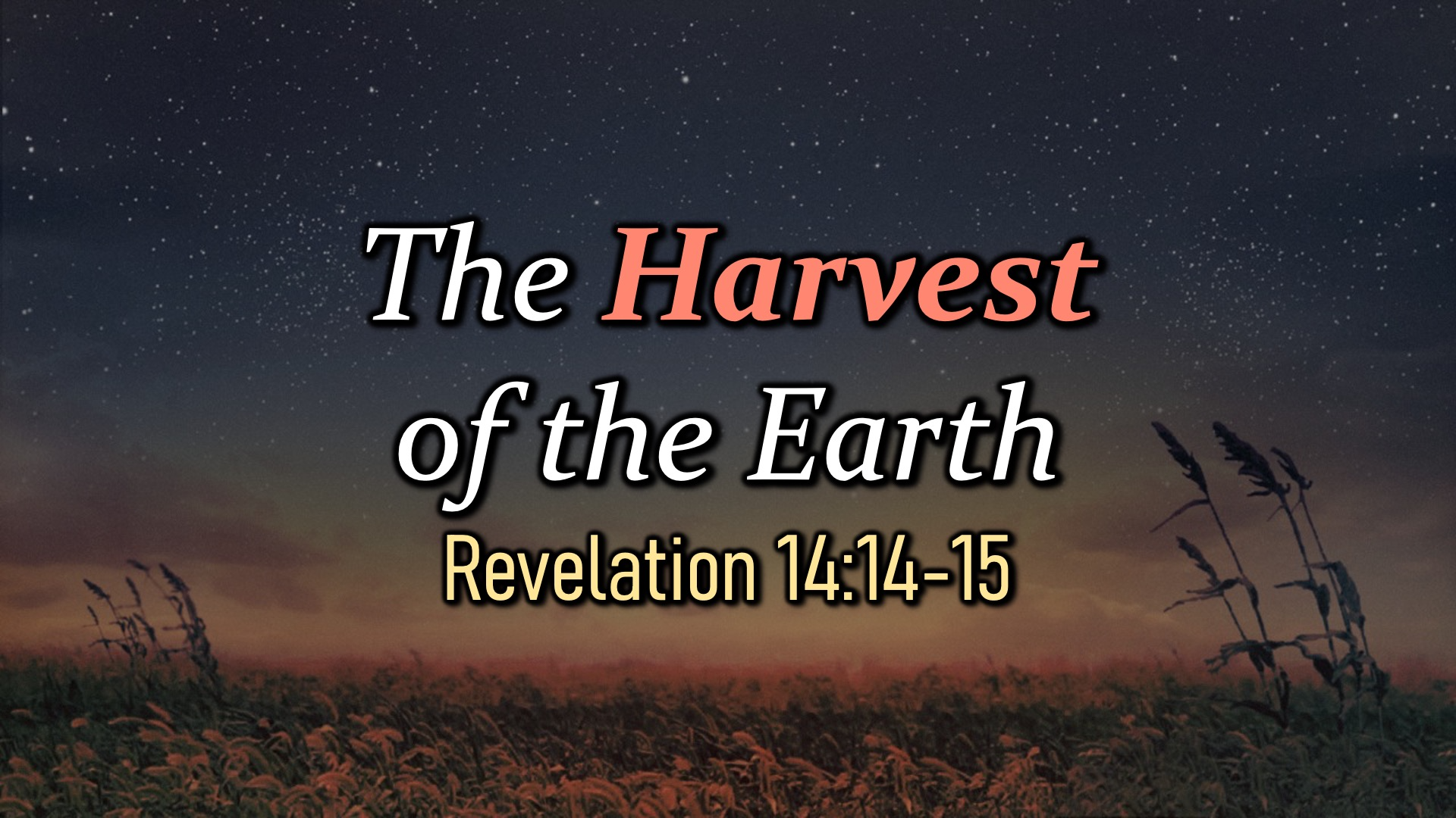 The Harvest of the Earth episode artwork