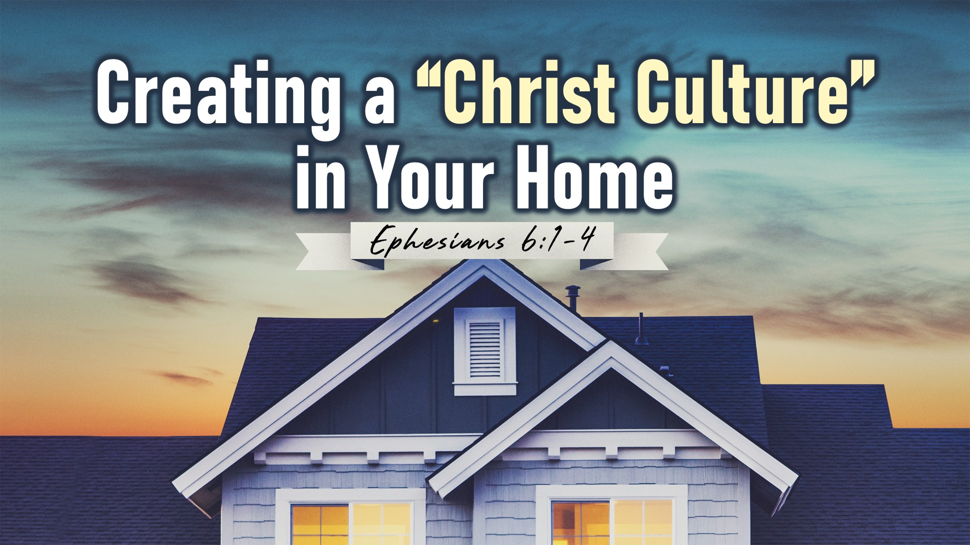 Creating a "Christ Culture" in Your Home episode artwork