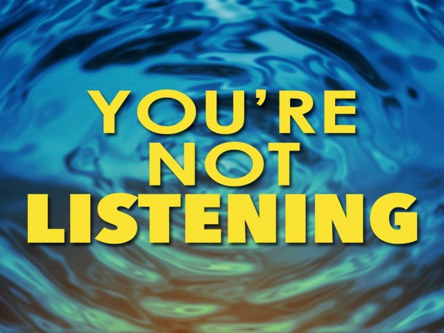 You're Not Listening - Audio episode artwork