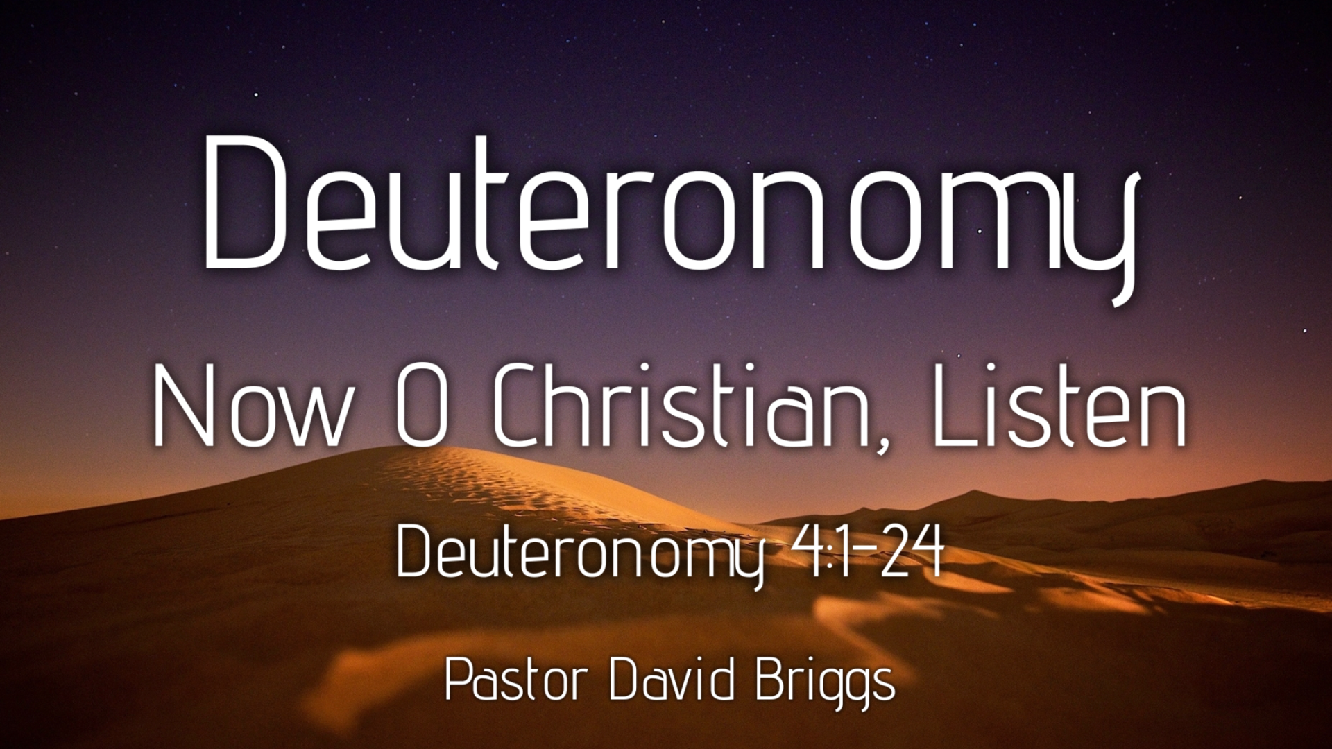 Now O Christian, Listen - Video episode artwork