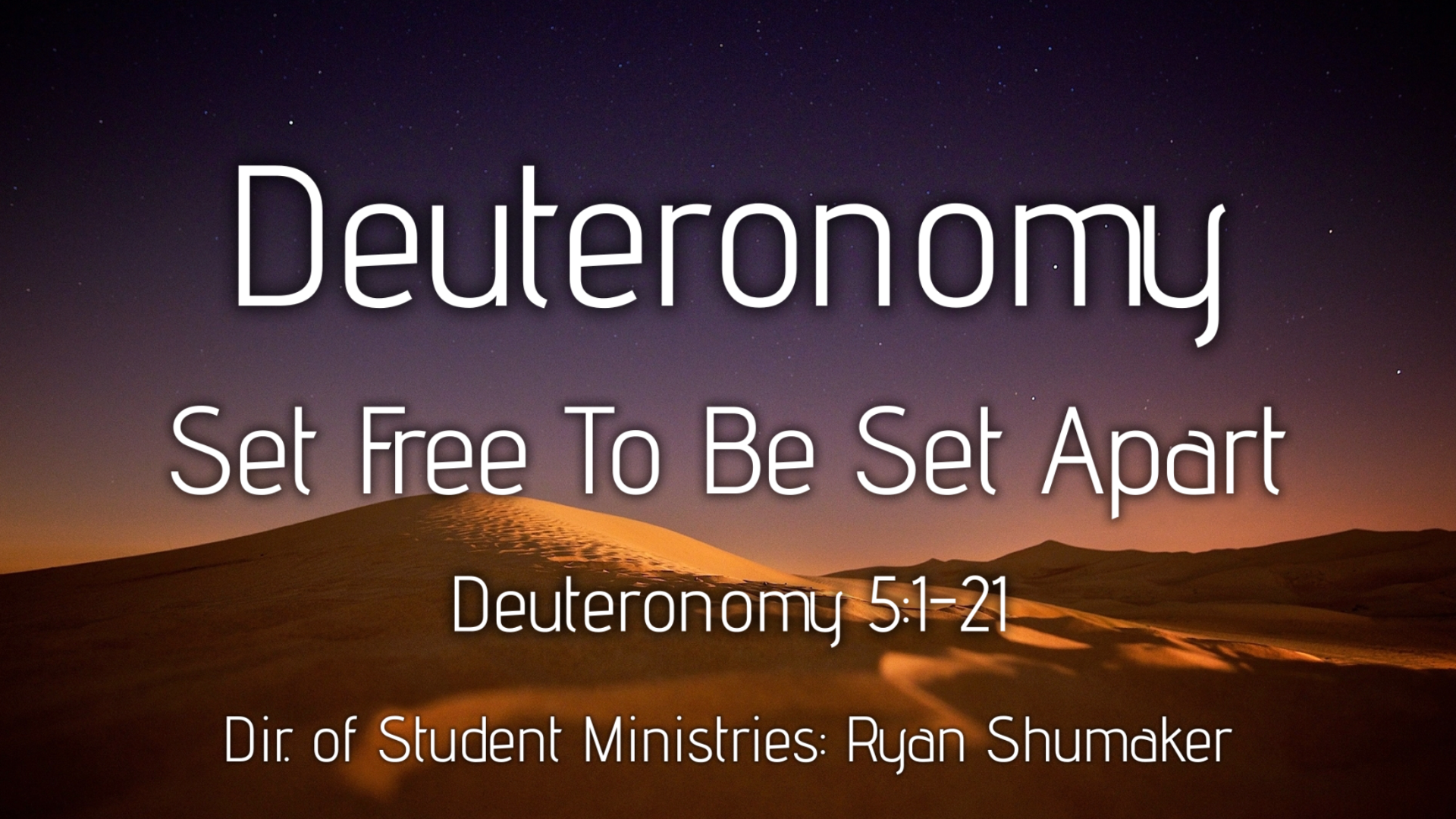 Set Free To Be Set Apart - Audio episode artwork