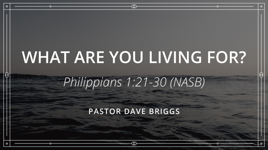 What are you living for? - Audio episode artwork