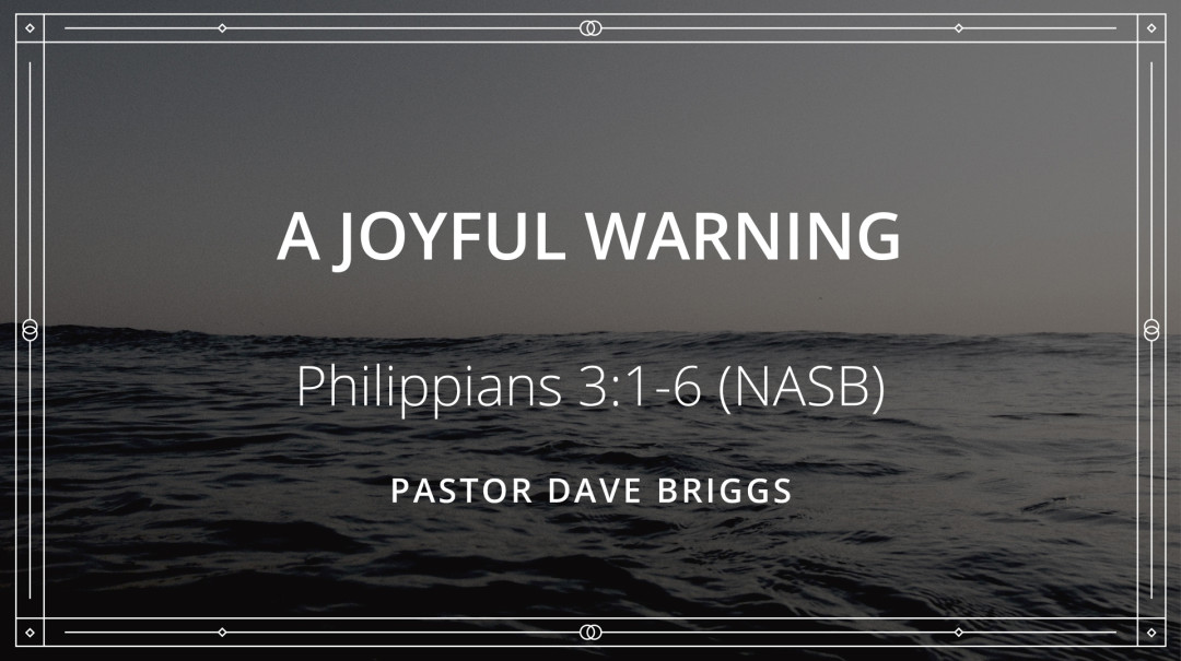 A Joyful Warning - Audio episode artwork