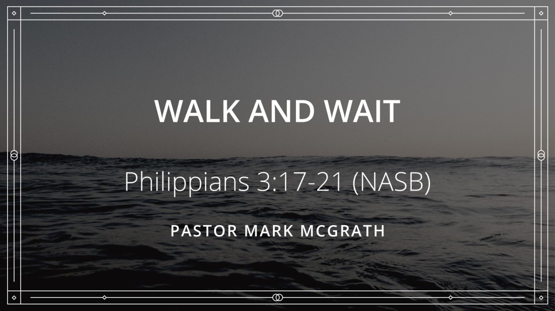 Walk and Wait - Audio episode artwork