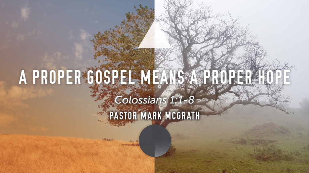 A Proper Gospel Means a Proper Hope - Audio episode artwork