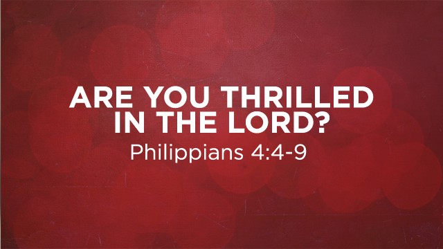Are You Thrilled in the Lord? episode artwork