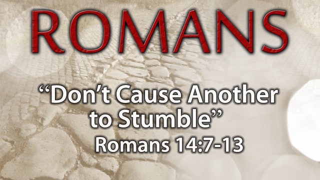 Don't Cause Another to Stumble episode artwork