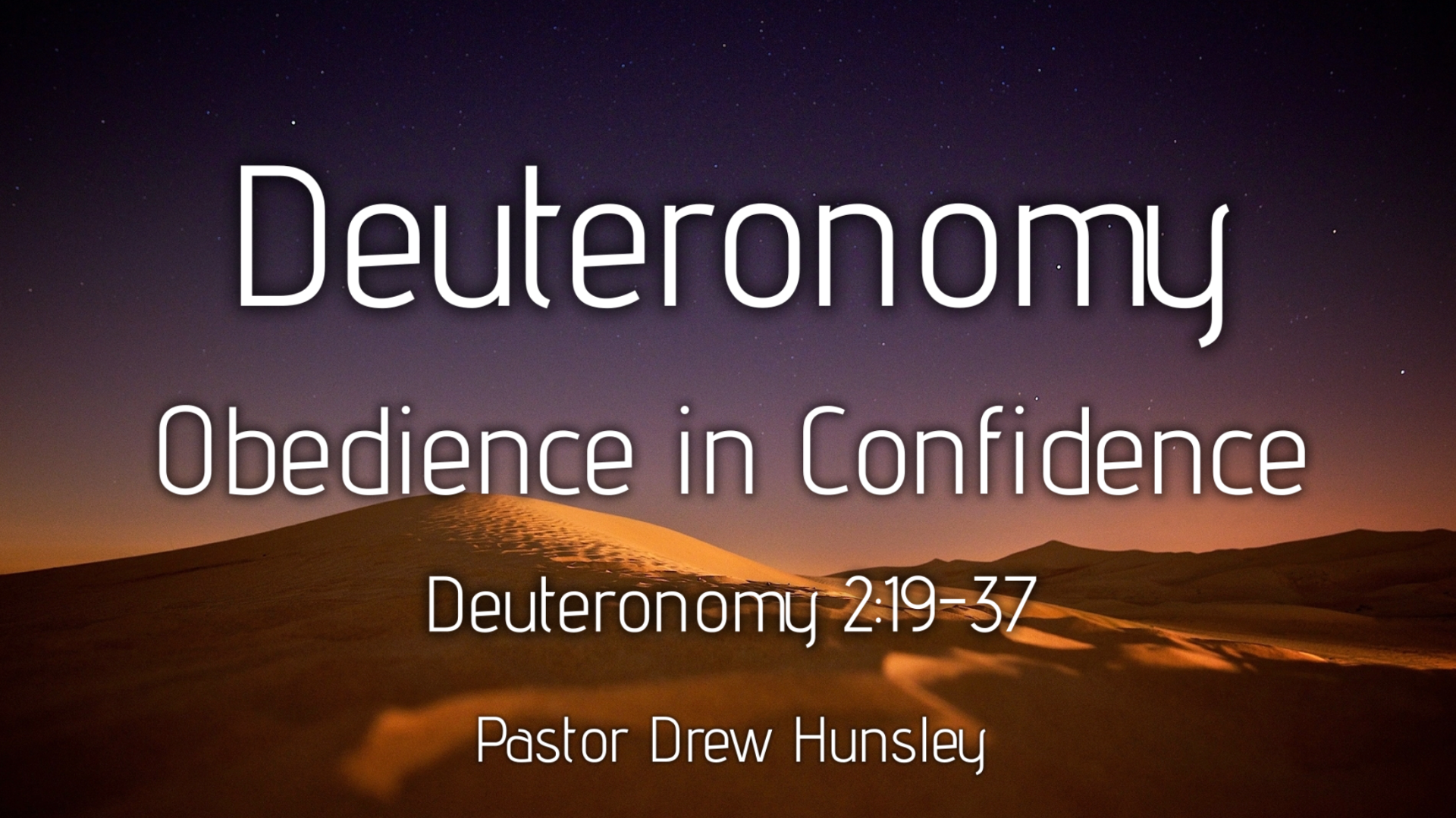 Obedience In Confidence - Audio episode artwork