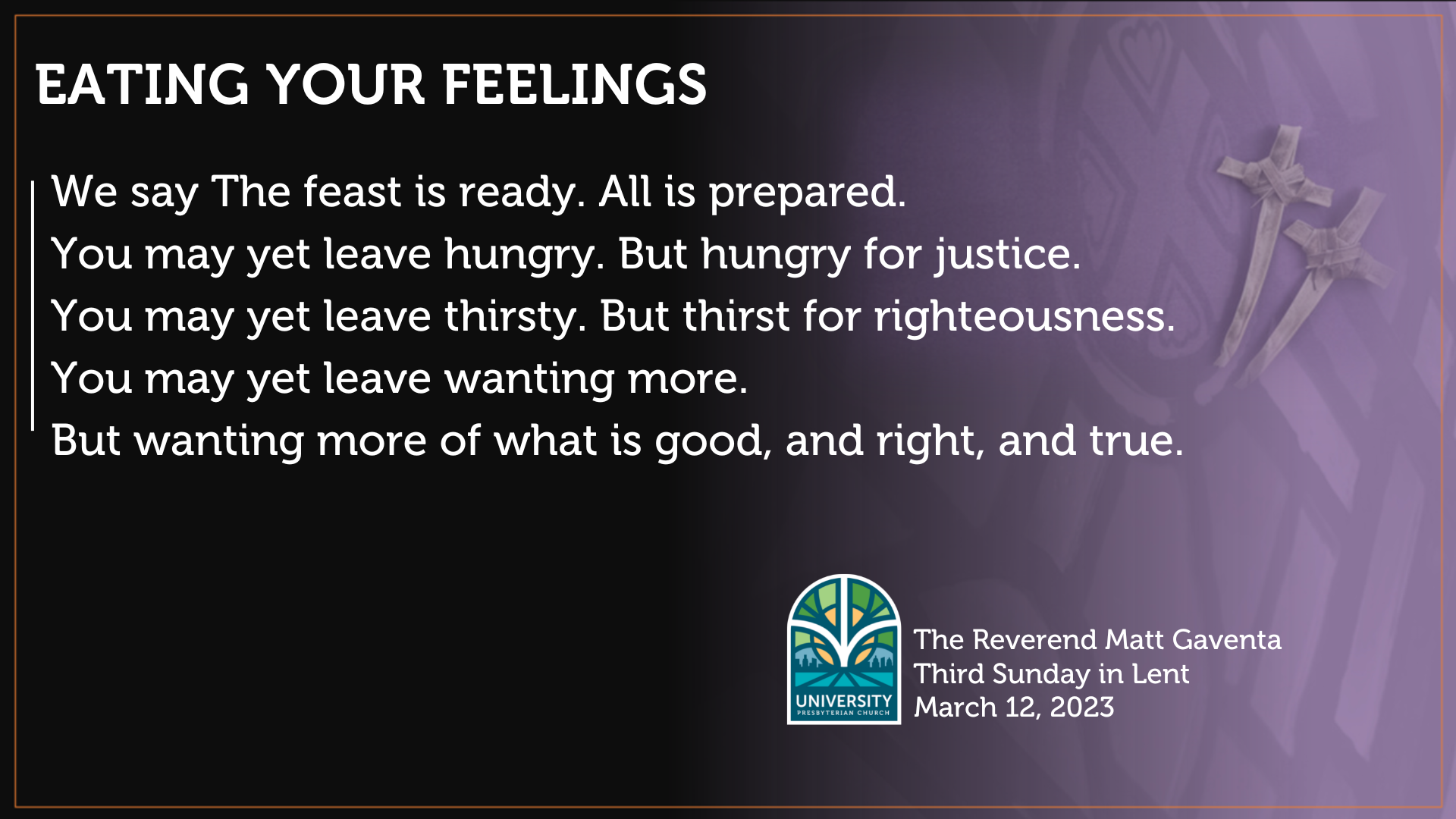 Eating Your Feelings