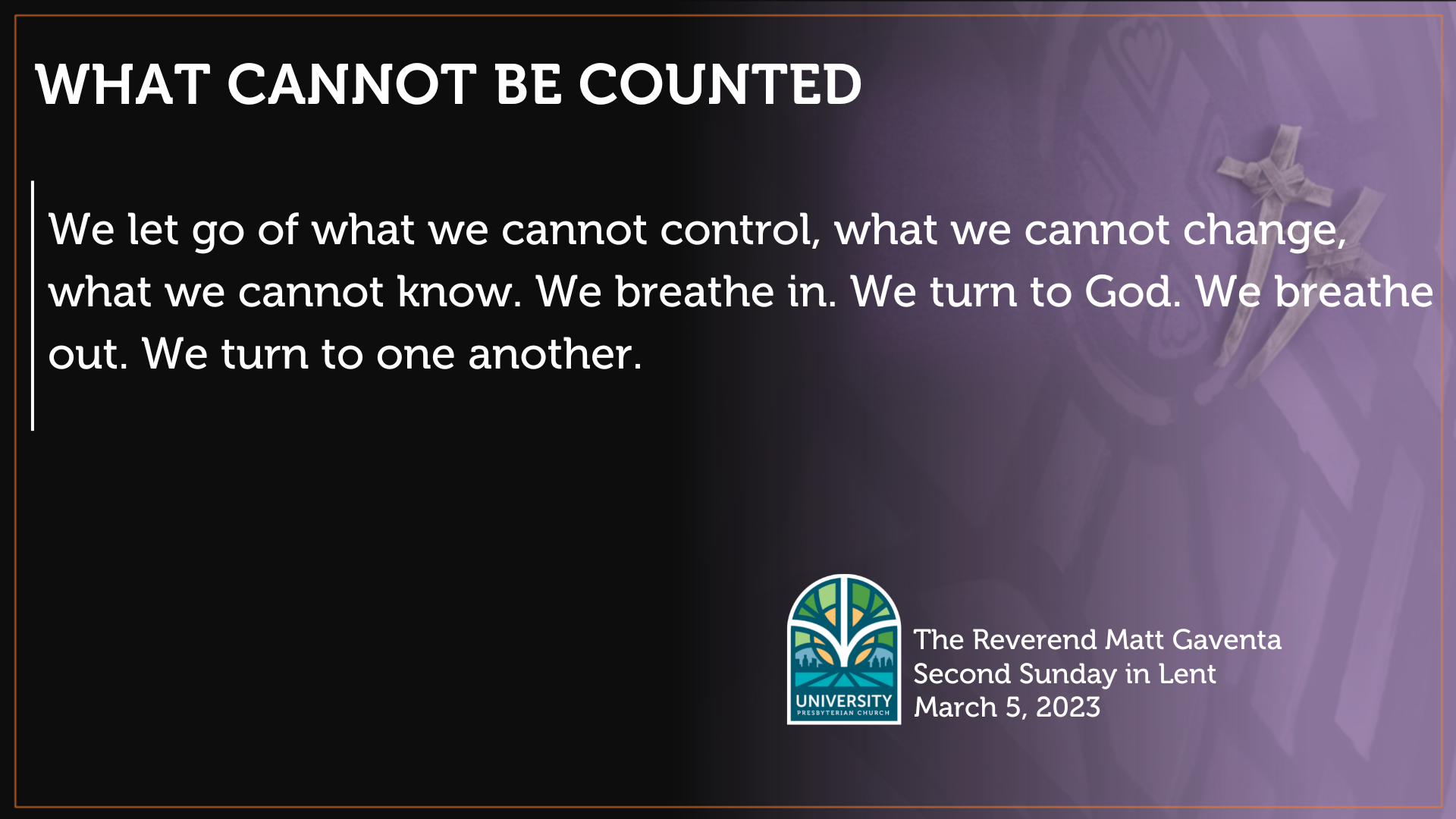 What Cannot Be Counted