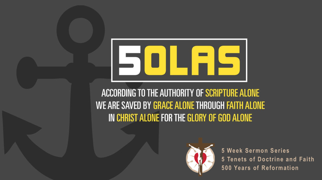 Soli Deo Gloria: For the Glory of God Alone