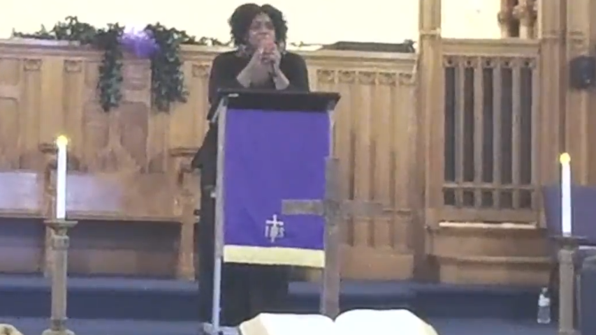 3/15 Pastor Antonia is preaching, "From the Ashes: Contemplation." episode artwork