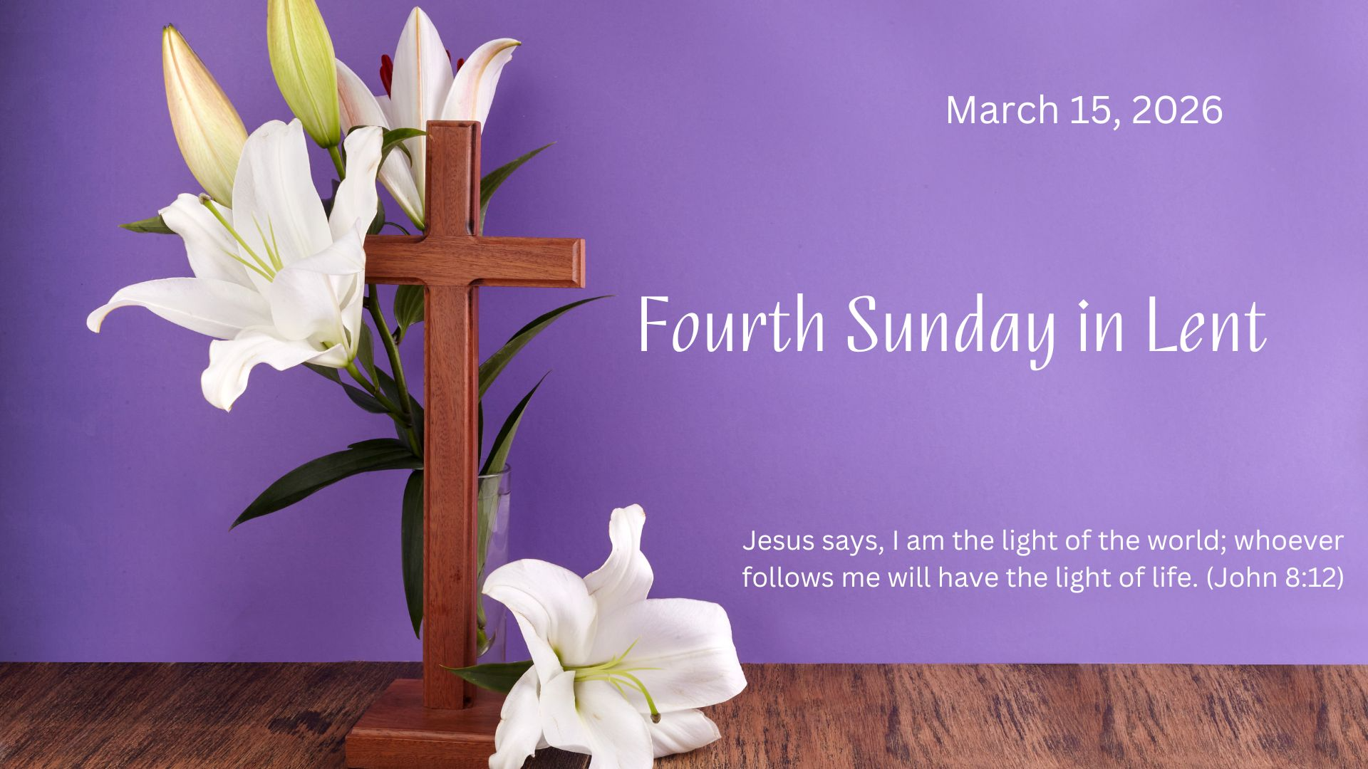 March 15, 2026 - Sunday Worship Service