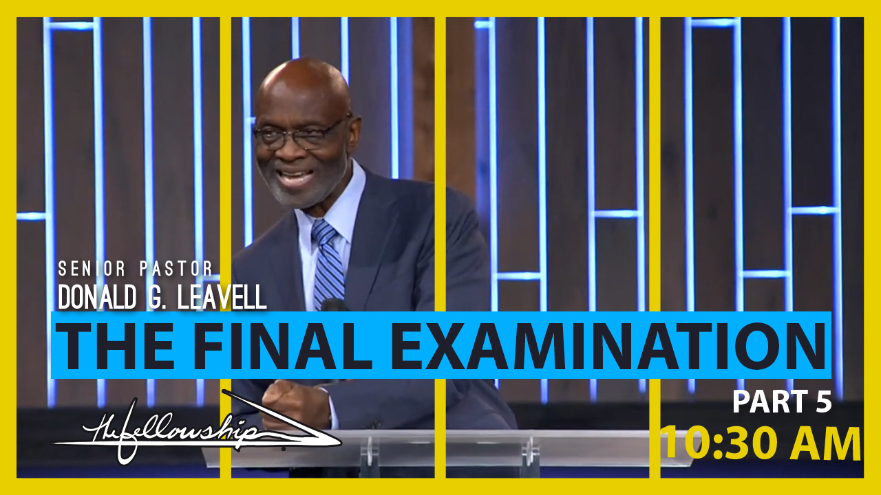 The Final Examination, Part 5 - Jesus In The Temple  10:30 a.m. 4/25/21 - Video episode artwork