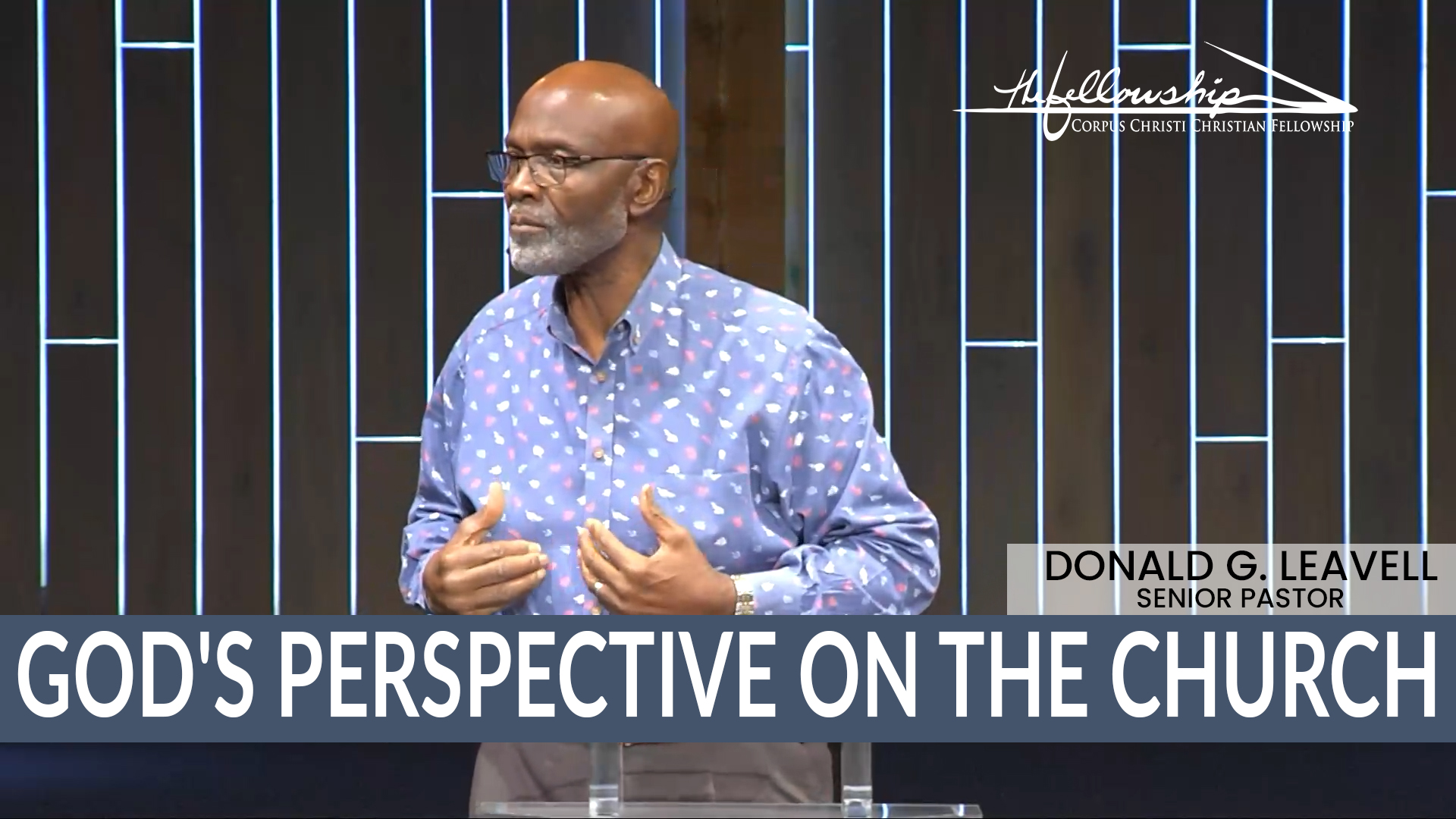 GOD'S PERSPECTIVE ON THE CHURCH  7:00 PM   10/3/24 - Audio episode artwork