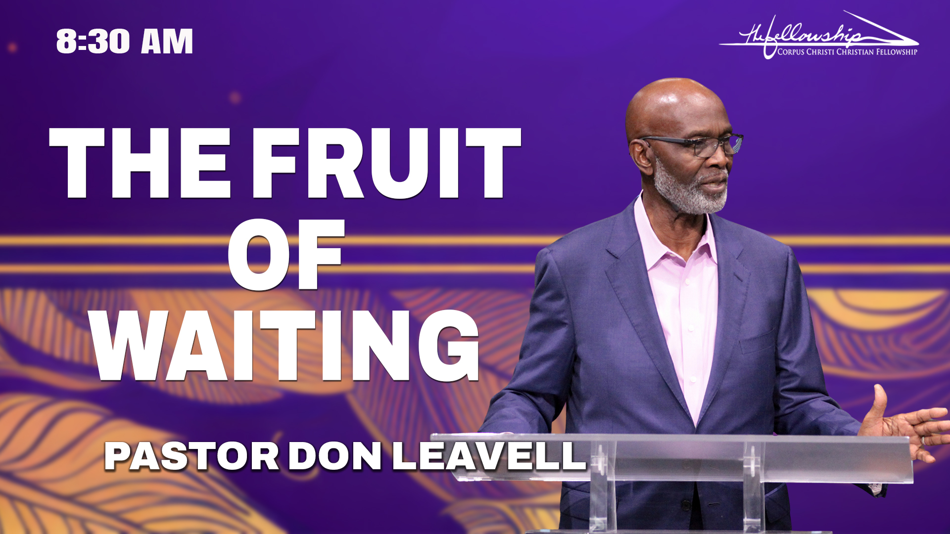 THE FRUIT OF WAITING  8:30 AM  11/16/25 - Audio episode artwork