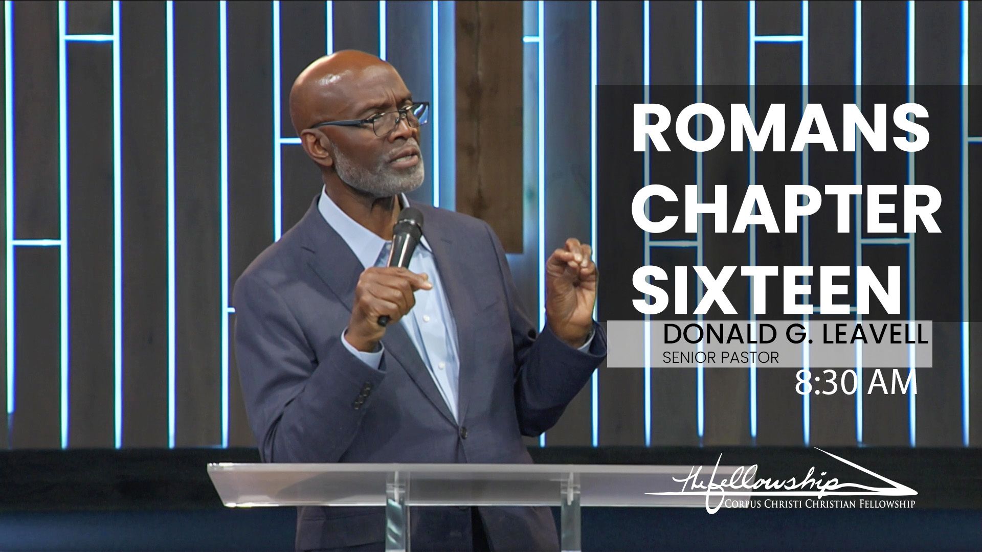 ROMANS CHAPTER SIXTEEN 8:30 AM 12/31/23 - Video episode artwork