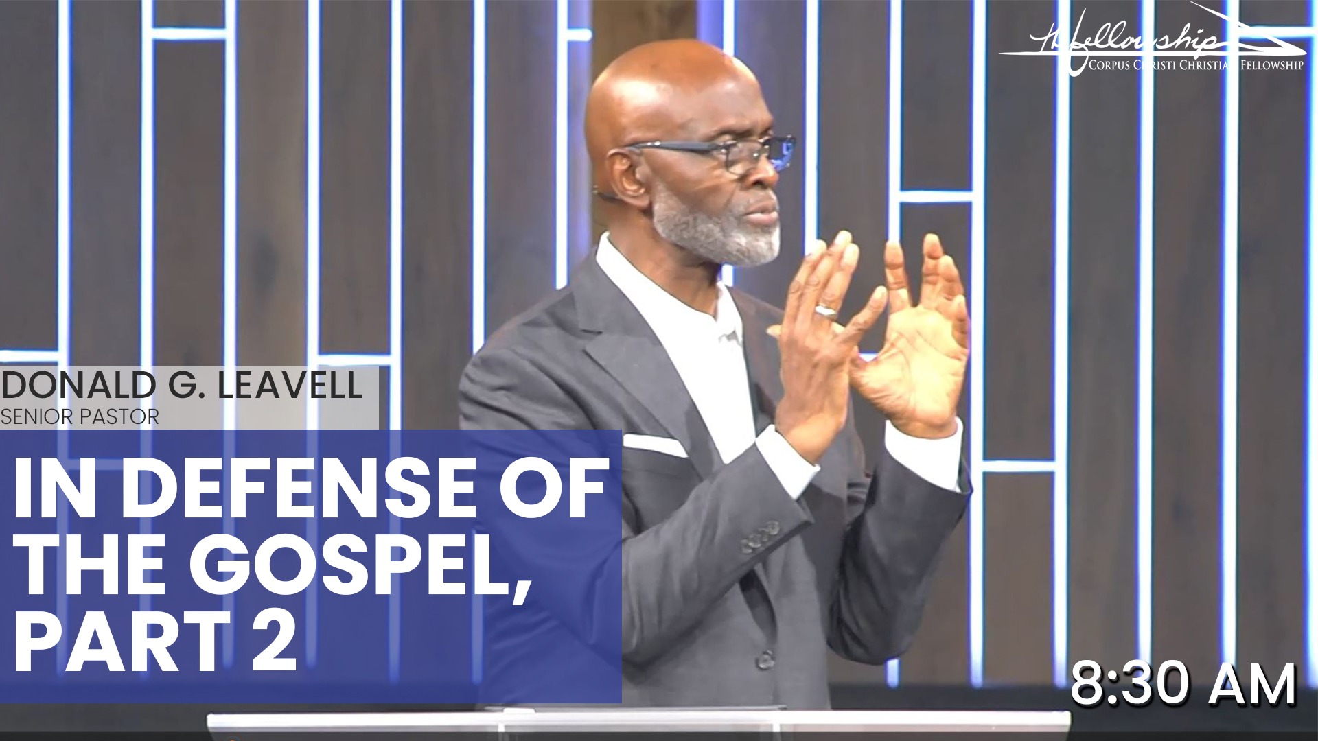 IN DEFENSE OF THE GOSPEL, Part 2   8:30 AM  8/4/24 - Video episode artwork
