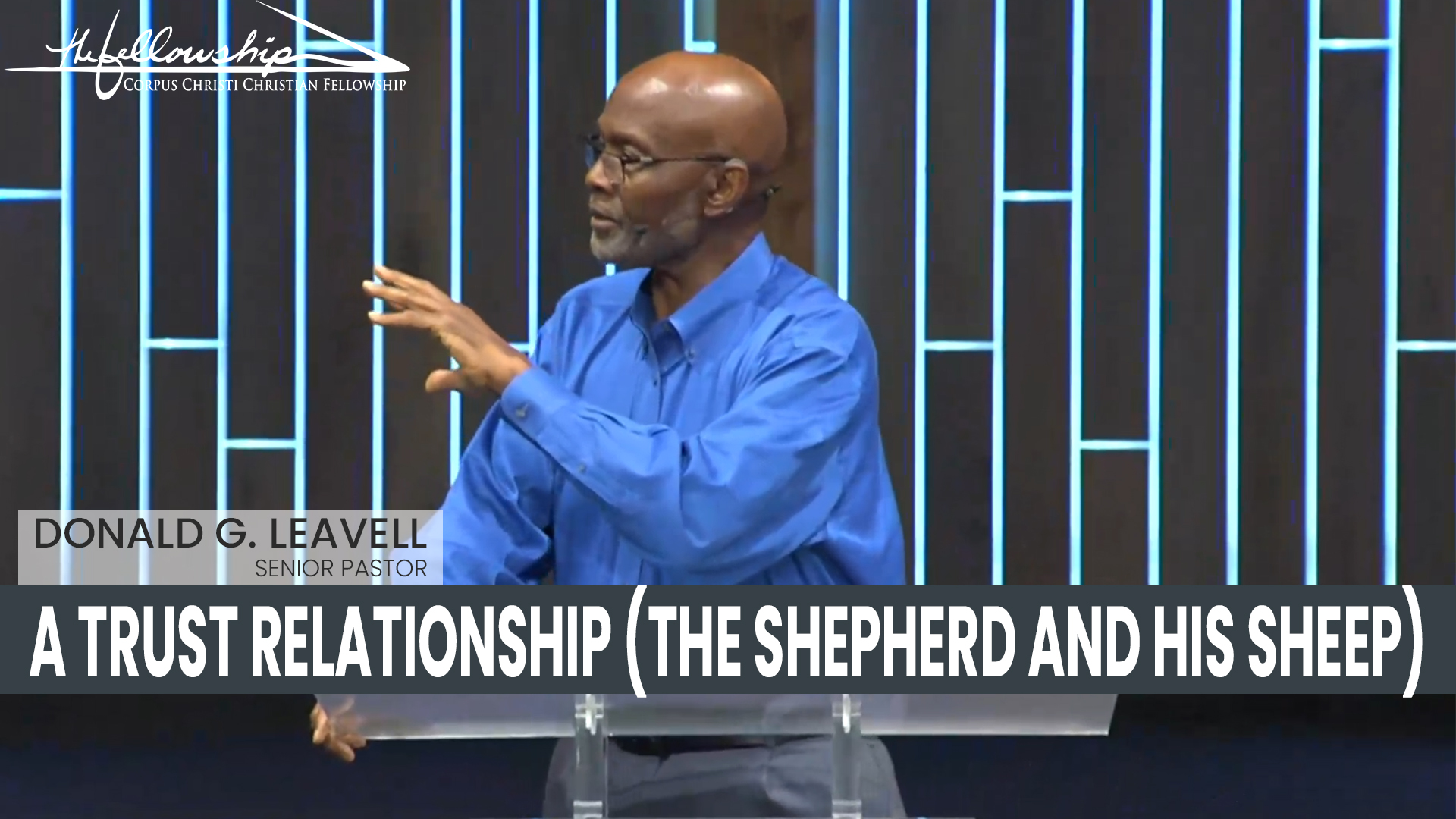 A TRUST RELATIONSHIP  (THE SHEPHERD AND HIS SHEEP)  7:00 PM  11/20/24 - Audio episode artwork