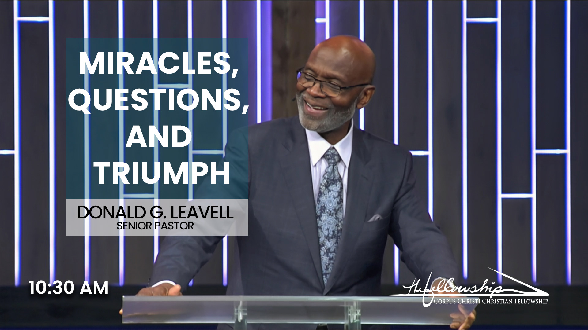 MIRACLES, QUESTIONS, AND TRIUMPH   10:30 AM  3/24/24 - Video episode artwork