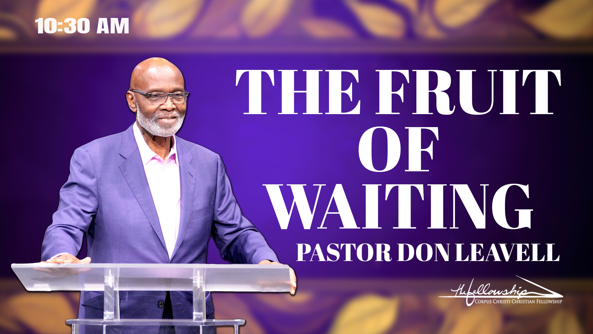 THE FRUIT OF WAITING 10:30 AM 11/16/25 - Audio episode artwork